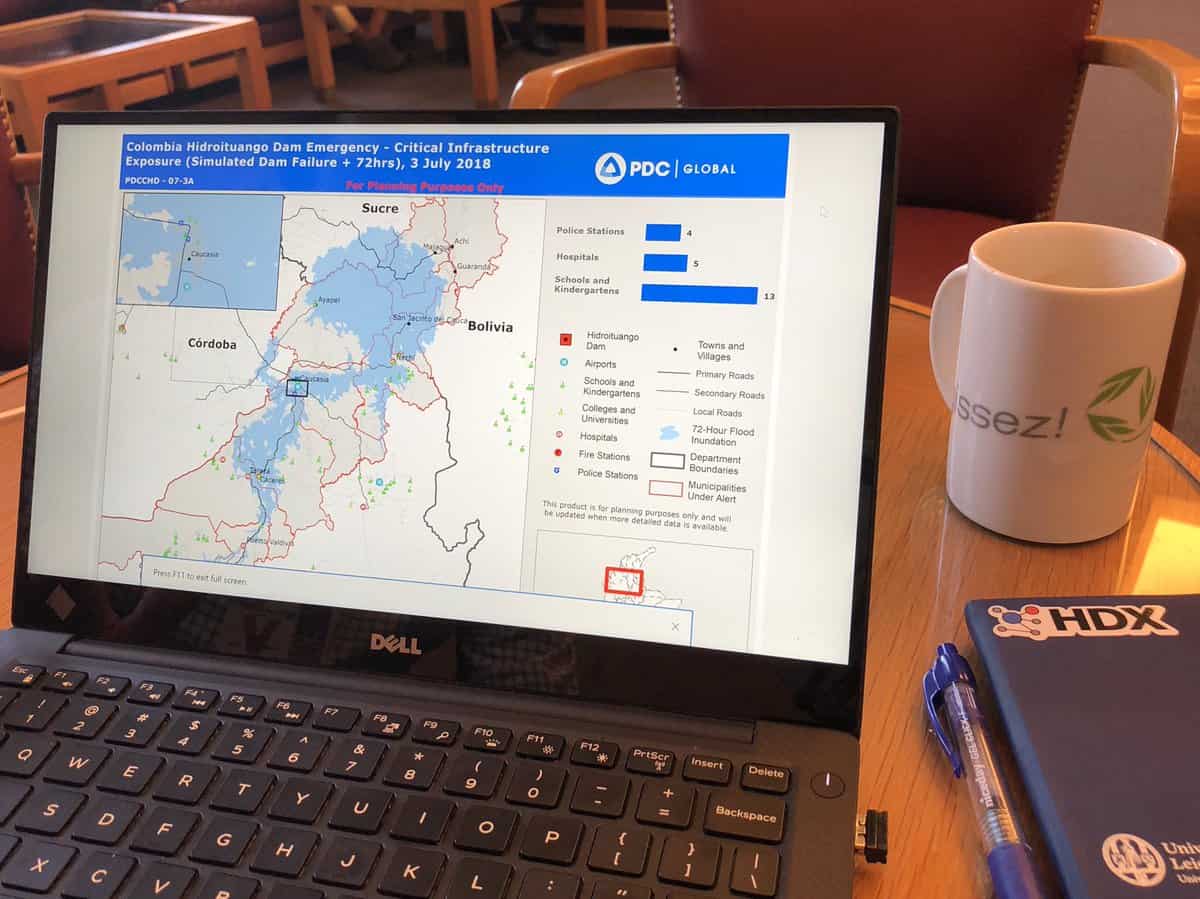 PDC demonstrates how UNOCHA’s HDX data was used to produce potential impact analysis for officials responding to Columbia’s Hidroituango Dam emergency.