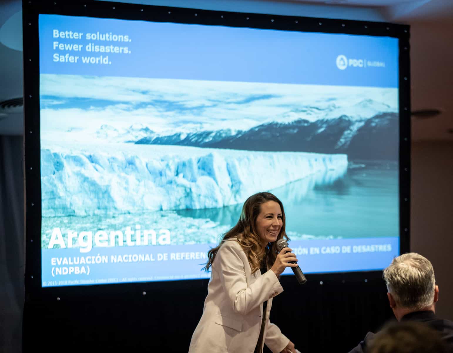 Stakeholders collaborate and exchange information during Argentina's National Disaster Preparedness Baseline Assessment (NDPBA) Kick-Off Meeting