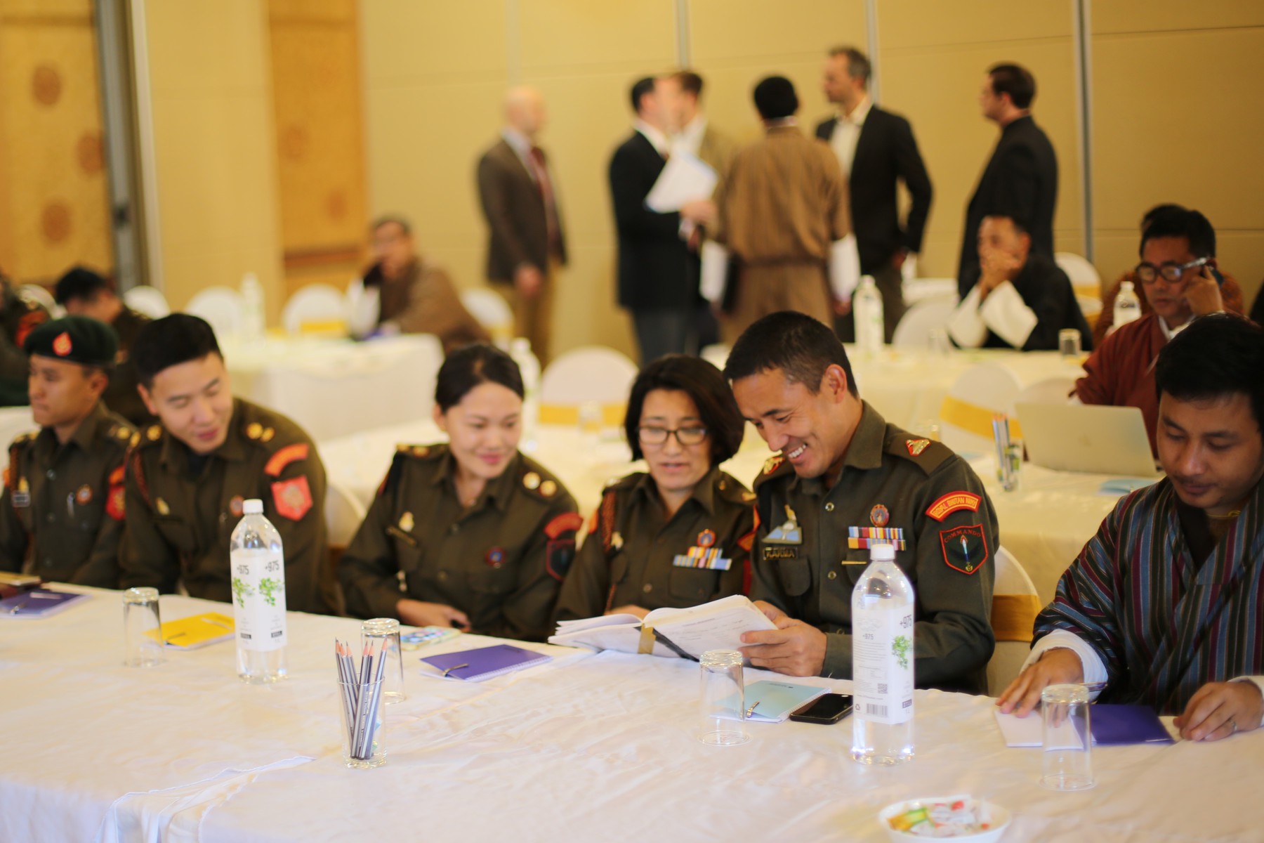 Participants at the Bhutan SMEE TTX